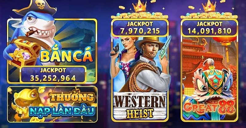 Giao diện thân thiện của game Bắn Cá Vàng 777