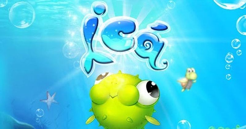 Hình ảnh game ICá với nhiều loại cá và nàng tiên cá.